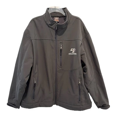 Weatherproof + GSU Softshell Jacket 3XL Gray Fleece Lined Wind Water Resistant - Image 1 of 4