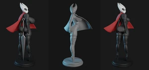 Artist Proof Bug Prinzessin Hornet hohler Ritter Seidensong Fan Kunst Fantasy Texelion - Bild 1 von 3