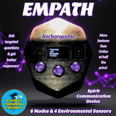 Empath - Dispositivo de comunicación espiritual 4 caza de fantasmas - recargable - Ovilus Foto 1 de 4