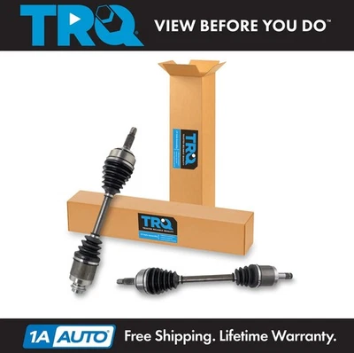 TRQ Front CV Axle Shaft Set For 2004-2008 Acura TSX - Image 1 of 4