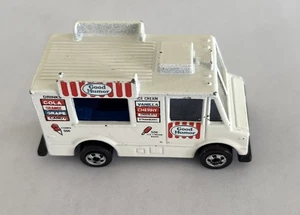 Vintage 1983 Hot Wheels Good Humor Van Toy Car Blue Inside - Picture 1 of 7