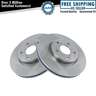 Front Brake Rotors Set For 2013-2022 Honda Accord 2015 Civic - Image 1 of 4