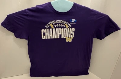 Camiseta Fanatics 2023 PAC 12 Football Champions University Of Washington 2XL Foto 1 de 4