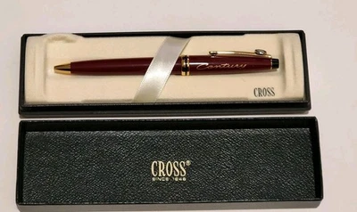 Bolígrafo Vintage Cross Buick Century Buick GM Tri-Shield Logo Borgoña Foto 1 de 4