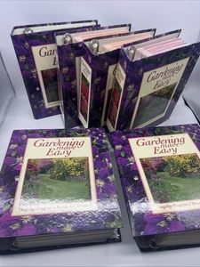GARDENING MADE EASY Binder Step by Step Guide Ring Bound 6 Binders 1-12 Groups - Picture 1 of 7