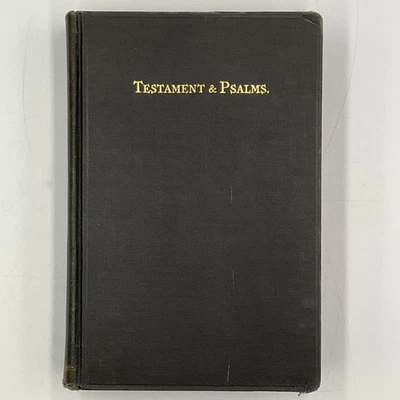 Vintage Testament & Psalms King James Version Bible Hardcover Red Edges ABS 1611 - Image 1 of 4