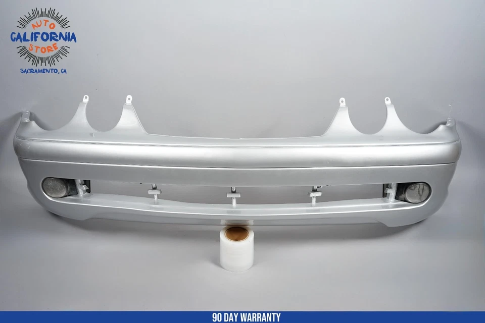 Conjunto de cubierta de parachoques delantero deportivo plateado OEM Mercedes W208 CLK55 AMG CLK430 Foto 1 de 4