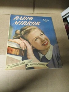 RADIO MIRROR Magazine September 1946 Cover: LOUISE ERICKSON Many Ads B271   PB - Bild 1 von 5