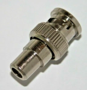 1 x BNC Male Plug to RCA Female Adaptor Connector CCTV. Surveillance camera. - Picture 1 of 7