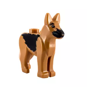 LEGO® Dog Pet Alsatian German Shepherd Sides Pattern Minifigure Animal 92586pb04 - Picture 1 of 3