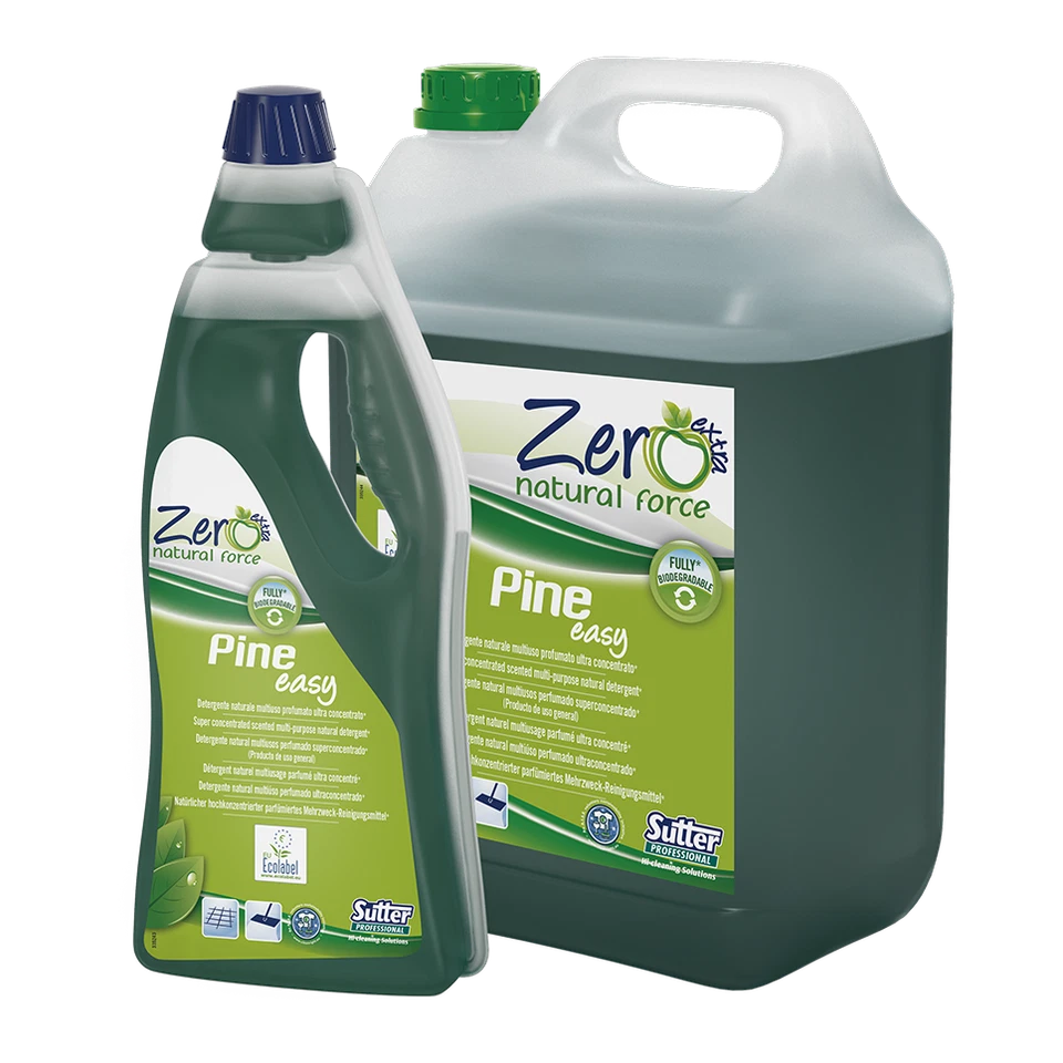 SUTTER PROFESSIONAL PINE EASY Detergente naturale multiuso profumato super concentrato ZERO 0,75 lt.