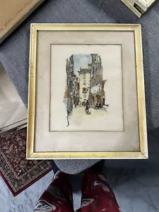 françois Jacob Diederich boers stampa artistica incorniciata paesaggio urbano - Foto 1 di 2