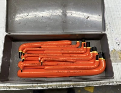 Set of 14 Cementex Insulated Long Arm Hexagon Wrench - Image 1 of 4