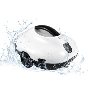 Cordless Robotic Pool Cleaner Pool Powerful Suction Slient Operation A2A4 - Picture 1 of 11