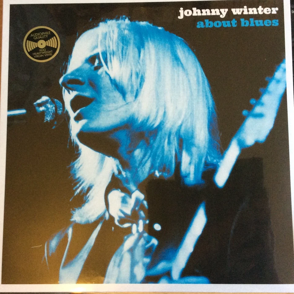 JOHNNY WINTER - ABOUT BLUES 180G VIRGIN VINYL LP NEW MINT SEALED - Image 1 of 2