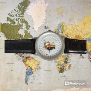 Stylische Herrenuhr (Kartendesign) Billig!!! - Bild 1 von 3