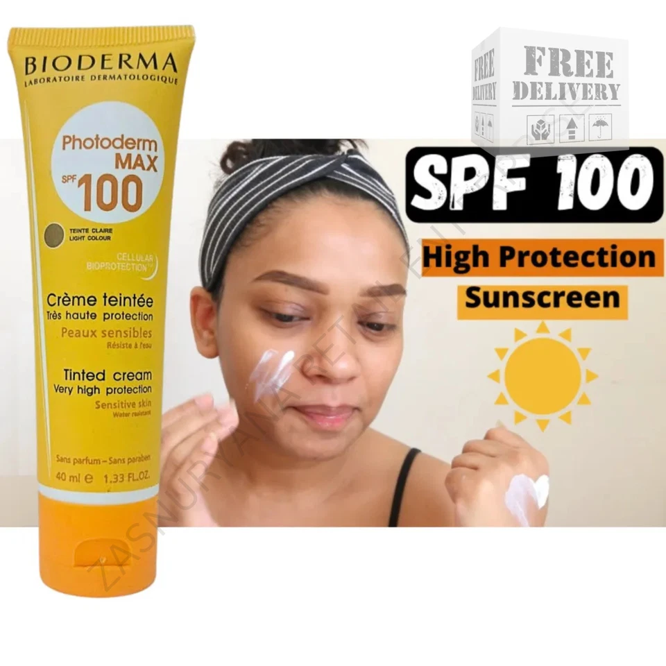 1 x 40ml Bioderma Photoderm Max SPF100  Sunscreen Facial Sunblock Cream - Image 1 of 4