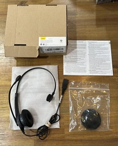 Jabra GN2000 Mono Noise Canceling IP Gray Headband Headset w/ Box & Foam Mic - Picture 1 of 5