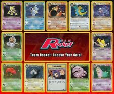 2000 Pokemon Team Rocket: Choose Your Card! All Pokemon Available