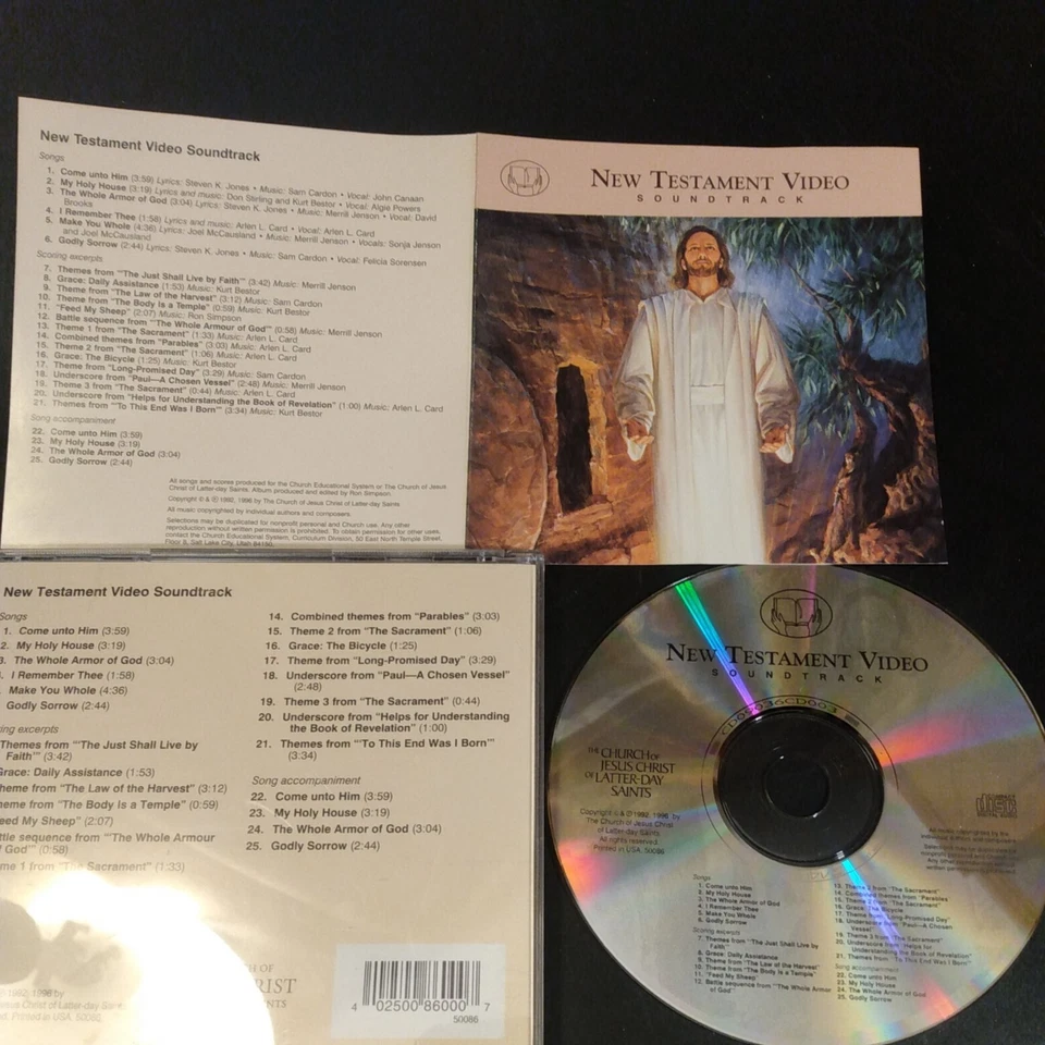 NEW TESTAMENT VIDEO SOUNDTRACK Church of Latter Day Saints CD Like New BRAND NEW - Image 1 of 1