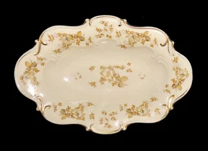 Art Deco SORAU Carstens Porzellan Florenz ovale Formschale überbackene Schale - Bild 1 von 15