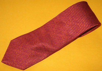 CORBATA A RAYAS ROJAS/AMARILLAS PARA HOMBRE PAUL STUART HECHA EN EE. UU. - CORBATAS - CORBATAS DE DISEÑADOR. Foto 1 de 3