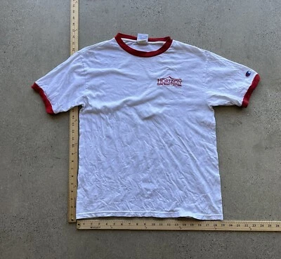 Camiseta Vintage Champion Horizon Casino Resort Lake Tahoe Algodón Blanco Talla M Foto 1 de 4