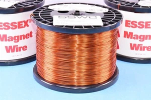 Essex Magnet Wire 20 AWG Gauge Enameled Copper Wire 10 LBS Working Temp 392 F - Picture 1 of 3