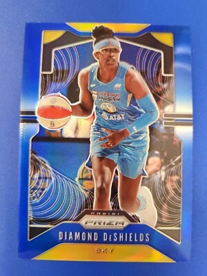 2020 Panini Prizm WNBA DIAMOND DeSHIELDS BLUE PRIZM SP /149 - Image 1 of 2