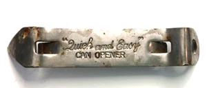 Vintage Quick & Easy Dosen Flaschenöffner Werbung Vaughan USA - Bild 1 von 2