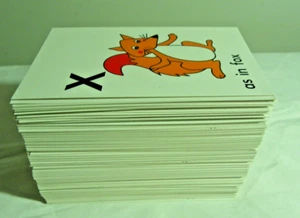 Alphabet multiple flash cards ABC bulk lot educational bundle teaching glossy - Picture 1 of 6