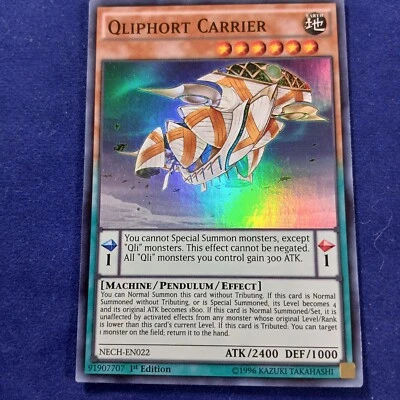 Qliphort Carrier NECH-EN022 New Challengers 1st Edition NM - Image 1 of 4