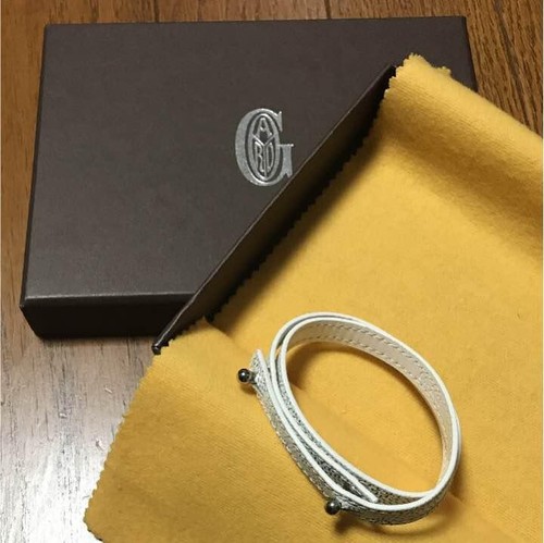 Bracciale GOYARD Bianco Noverty Limitato Inutilizzato Takashimaya Giappone