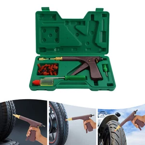 Tire Plugger Tubeless Tire Wheel Repair Gun Kit Mushroom Plug Probe Nozzle - Bild 1 von 15