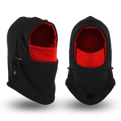 Sombrero de pasamontañas de invierno para niños Máscara facial de esquí polar Snood cálido niños niñas niños gorra Foto 1 de 4