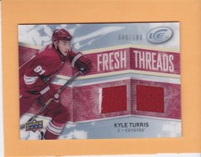 KYLE TURRIS #FT-KT 2008-09 UPPER DECK ICE FRESH THREADS SP 100 COYOTES NM-MT