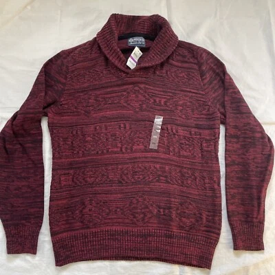 Suéter Pullover American Rag Para Hombres XXL Jacquard Chal Cuello Nuevo Con Etiquetas Foto 1 de 4