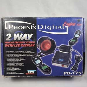 phoenix digital 2 way vehicle security system with lcd display PD- 175 - Picture 1 of 17