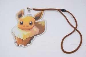 Rare Pokemon Eevee Lanyard ID Ticket Holder Nintendo Osaka City Expo JAPAN - Picture 1 of 8