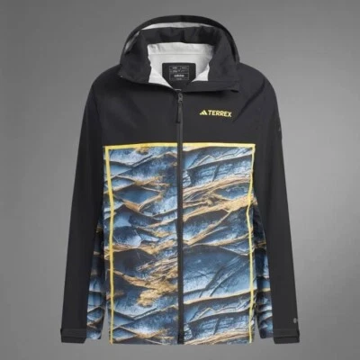 Adidas Terrex National Geographic RAIN.RDY Water-resistant Jacket IC1979 Men Sz - Image 1 of 4