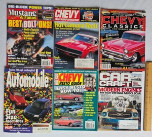 LOT of 6 Auto Magazines 1996-2009 - CHEVY CLASSIC MUSTANG CAR CRAFT AUTOMOBILE - Picture 1 of 22