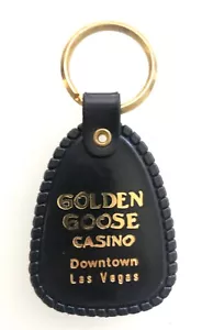 Golden Goose Casino schwarzer Schlüsselanhänger angepasst für Initialen KF Las Vegas Vintage - Bild 1 von 3