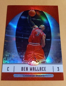 2006-07 Topps feinster roter Refraktor #2 Ben Wallace - Bulls - Bild 1 von 2