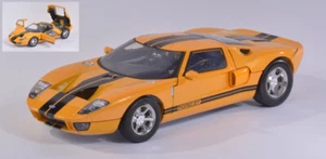 MODELLINO AUTO STATICO DIECAST FORD GT CONCEPT 2004 GIALLO W/NERO STRIPES 1:12 - Foto 1 di 1