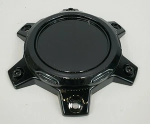 Black Rhino Wheel Center Cap Blank 010L139 Gloss Black 6-Lug 5.5" - Picture 1 of 3