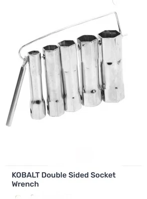 Kobalt 5PC Double Side Valve Wrench SAE Large Rare Sizes 21/32 - 1 7/16 Set NEW! - Image 1 of 3