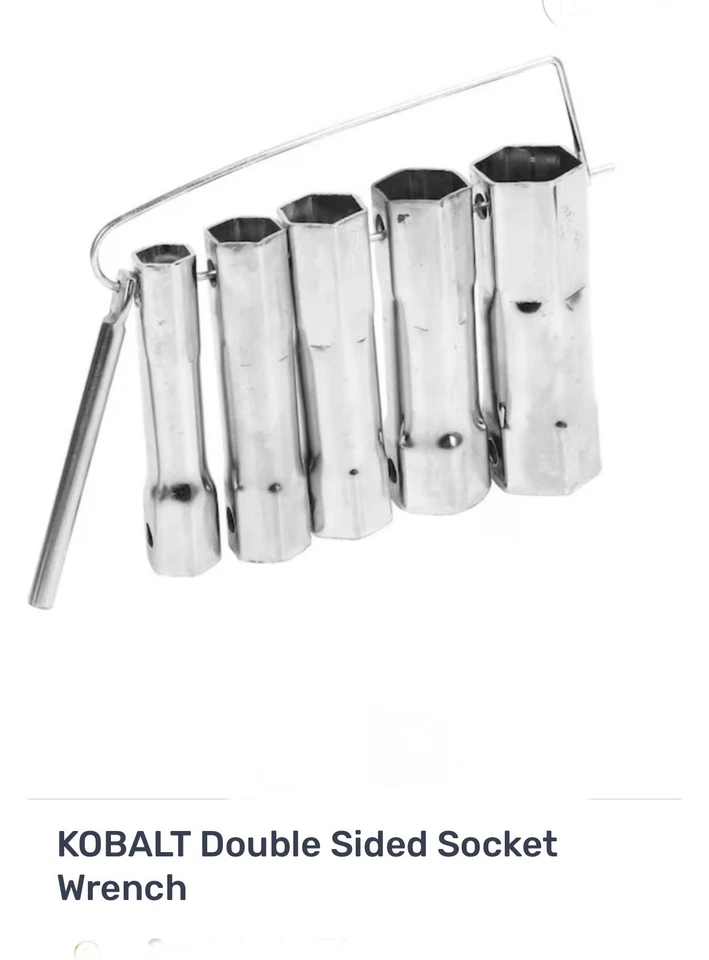 Kobalt 5PC Double Side Valve Wrench SAE Large Rare Sizes 21/32 - 1 7/16 Set NEW! - Image 1 of 3