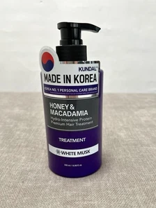 KUNDAL Honey & Macadamia Hydro Intensive Protein Treatment Korea 500ml 16.90 Oz - Picture 1 of 5