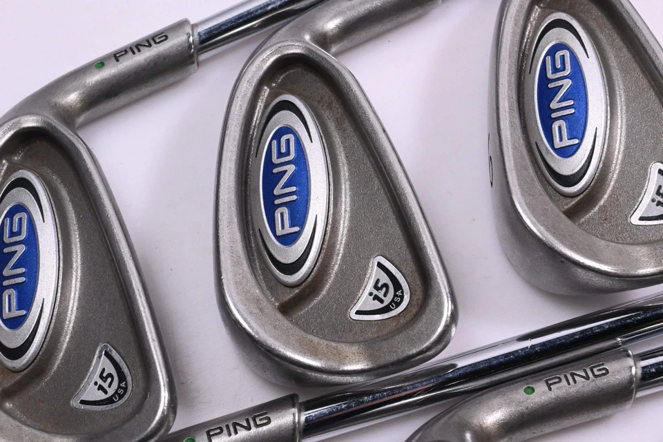 Ping i5 Irons / 4-9i / Green Dot / Regular Flex Ping Cushin Shafts - Image 1 of 4