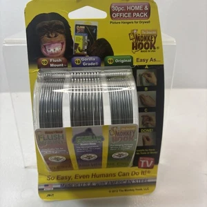Gancho de mono de acero galvanizado para cuadros 30 piezas. Hogar y Oficina USA Nuevo Precintado - Imagen 1 de 2